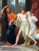 Baron Jean-Baptiste Regnault Socrate arrachant Alcibiade du sein de la Volupte oil painting reproduction